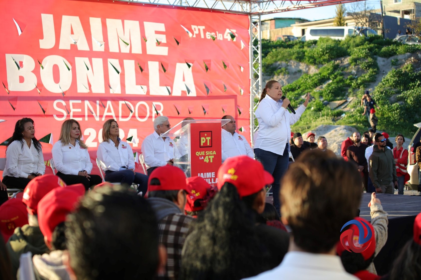El PT va solo, reitera Bonilla en arranque de campaña