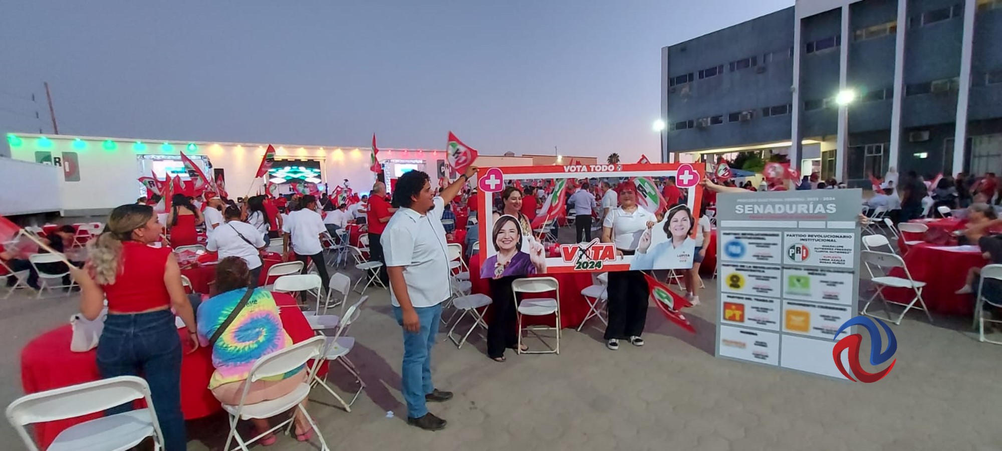 Con comida y música el PRI cerró su campaña en Mexicali